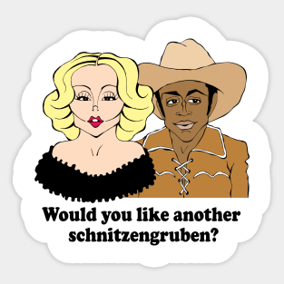 BLAZING SADDLES FAN ART!! Sticker